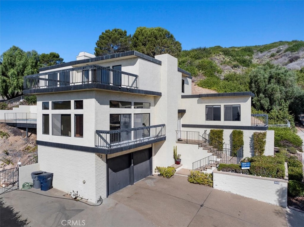 a view of a house with a patio