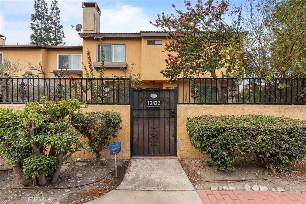 Gated Front Entrance