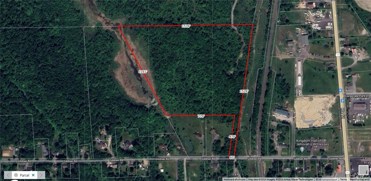 AERIAL VIEW of the 55.12 acres+/-