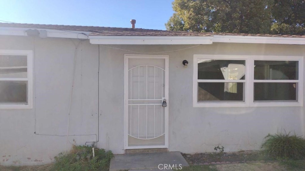 a view of a house with a window