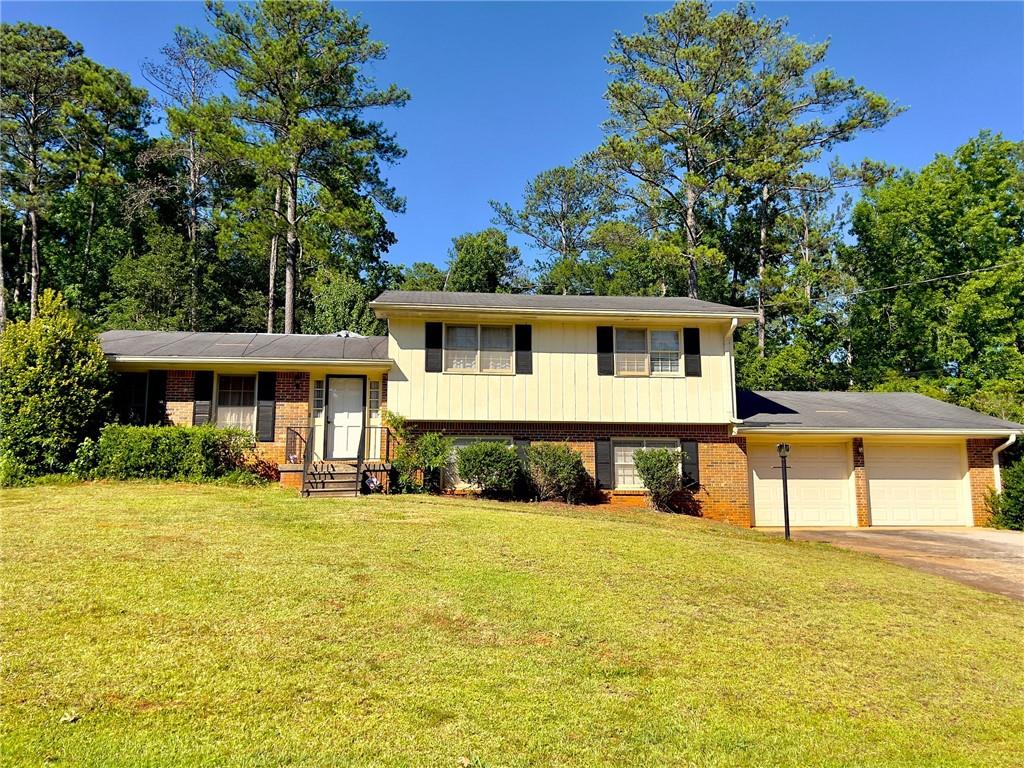 a front view of a house with swimming pool