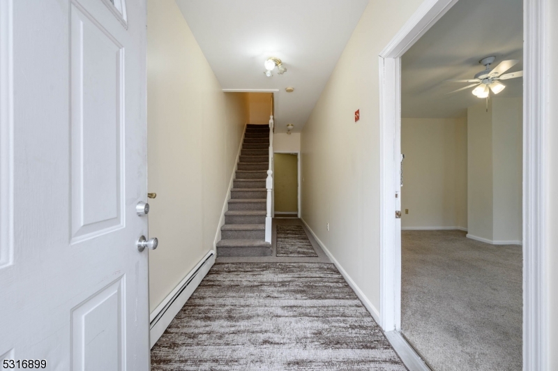 a view of a hallway with a hallway