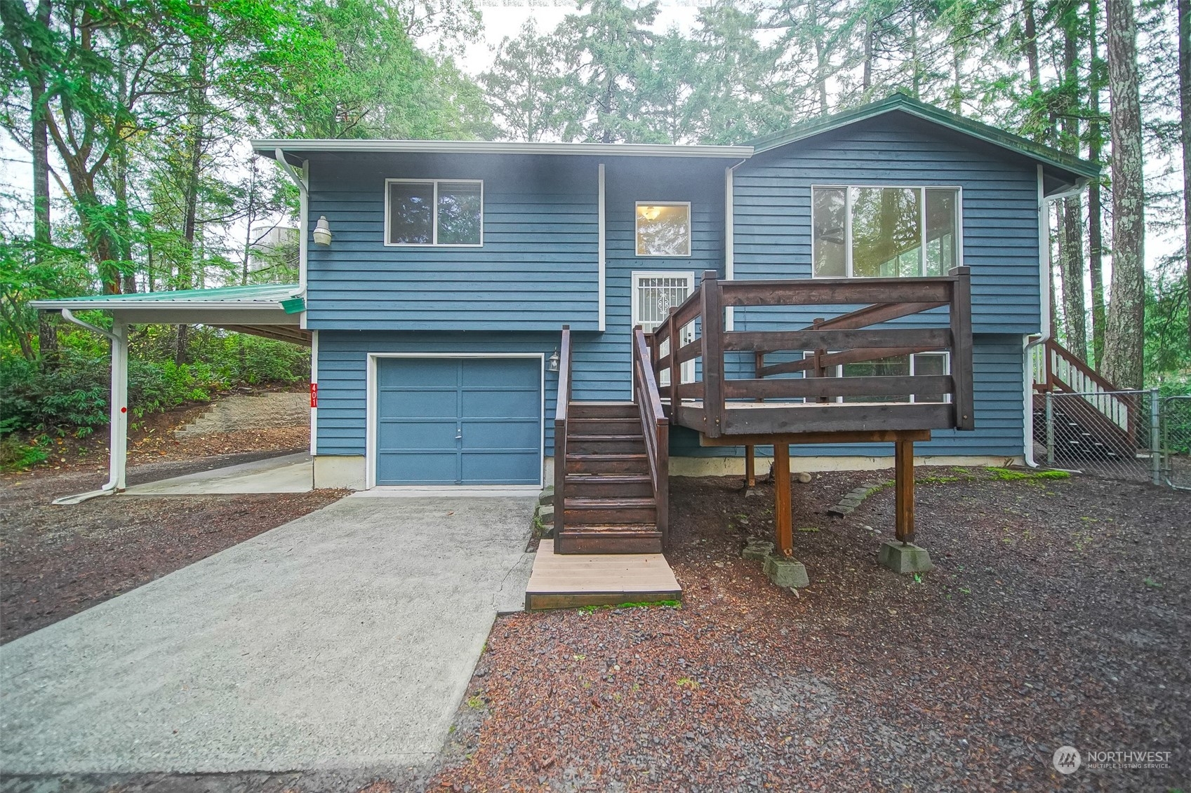 a front view of a house with a porch