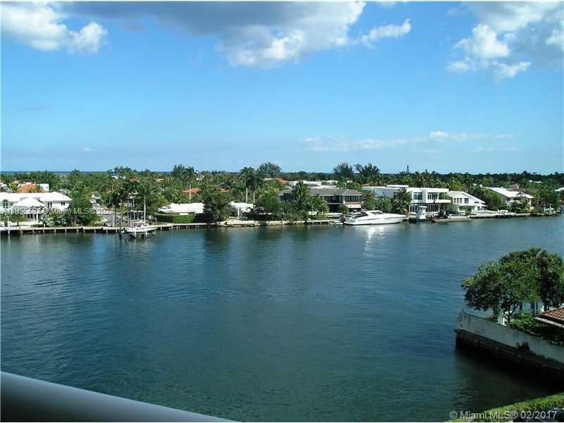 a view of a lake with houses