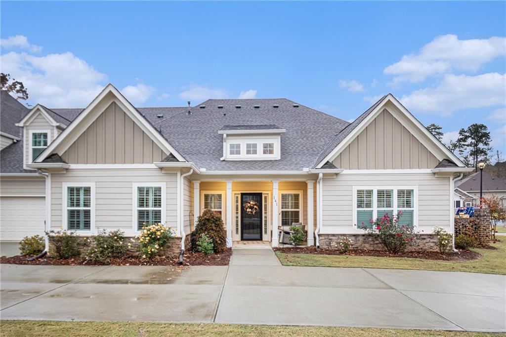 front view of house with a yard