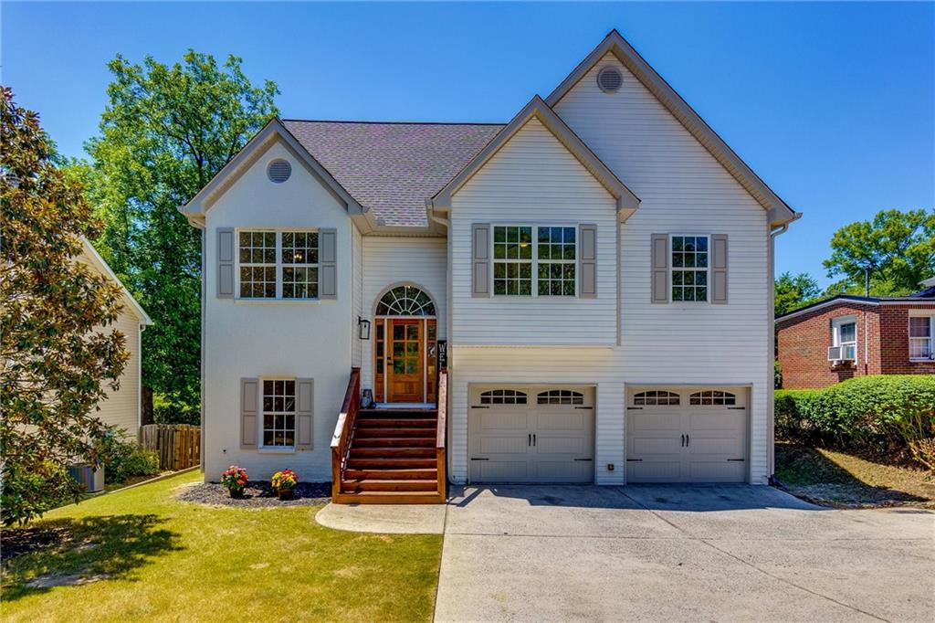 front view of house with a yard