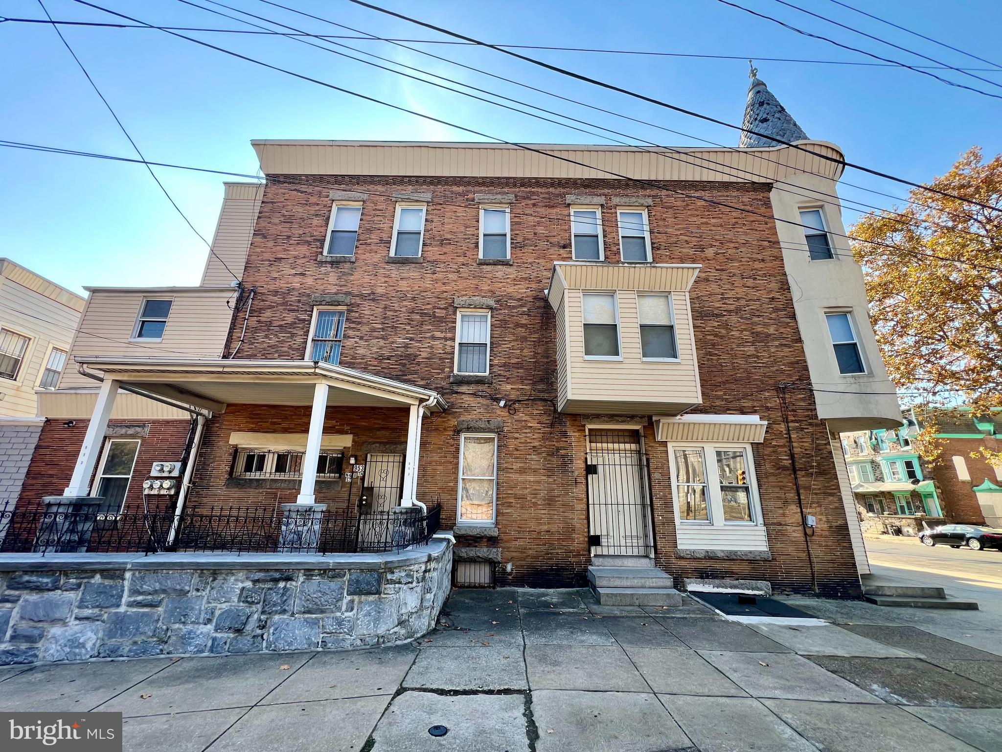 a front view of a multi story residential apartment building