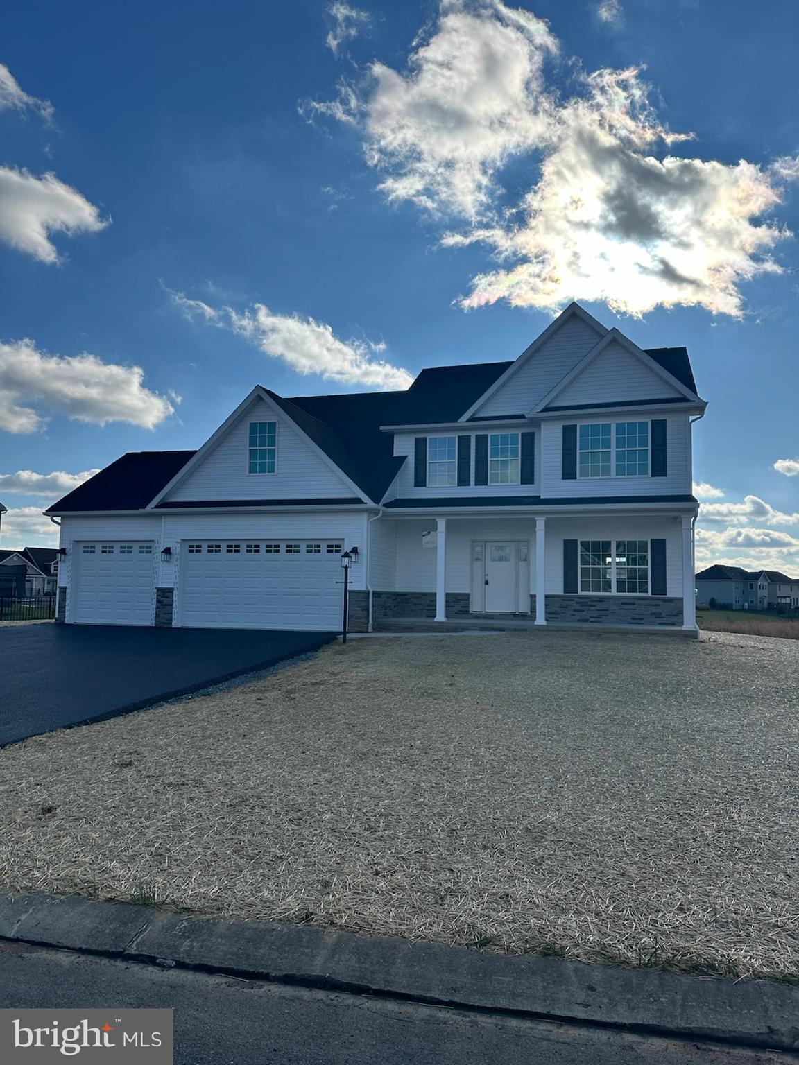 a view of a house with a big yard