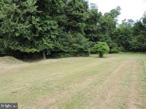 a view of a yard with an outdoor space