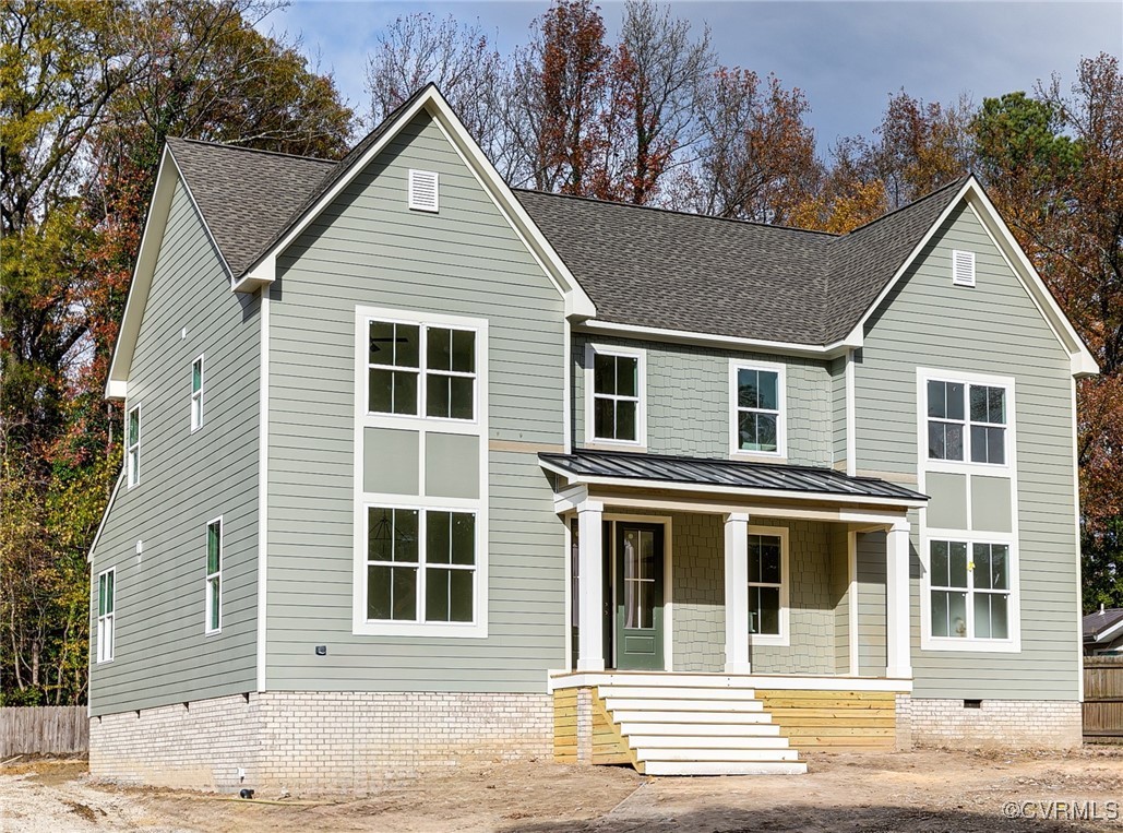 a view of a house with a garage