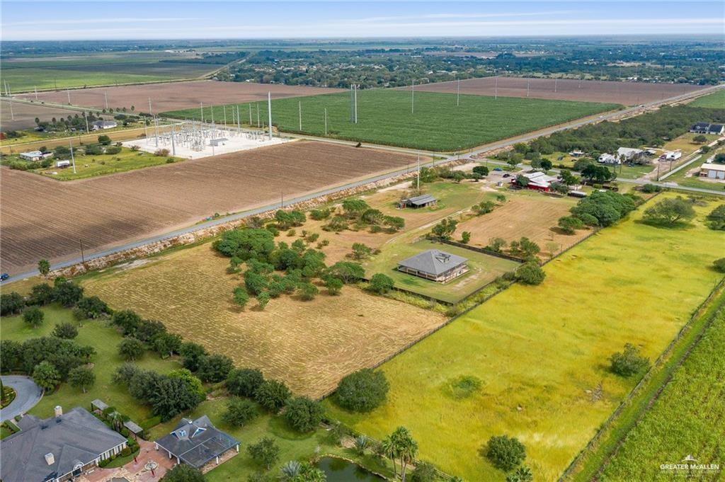 Bird's eye view featuring a rural view