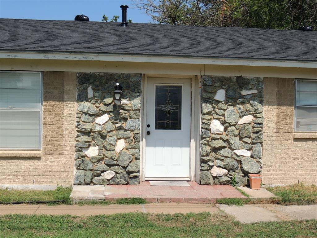 a view of a door front of a house