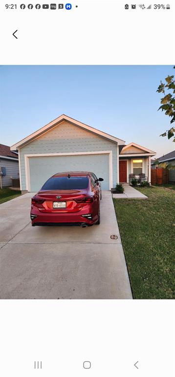 a car parked in front of a building