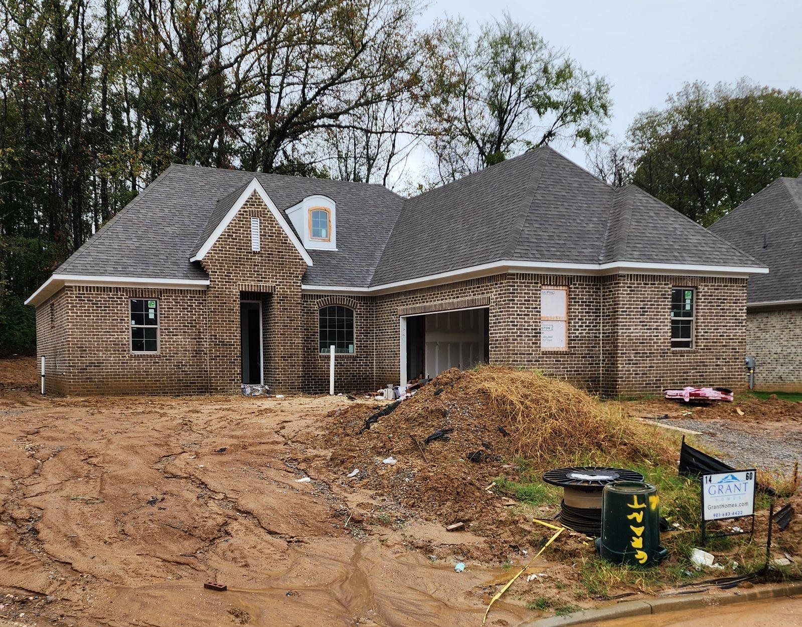 a front view of a house with entertaining space