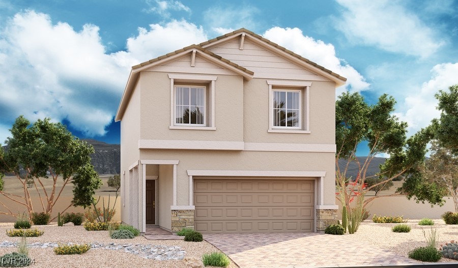 Lantana Plan ~ Elevation B ~ Rendering