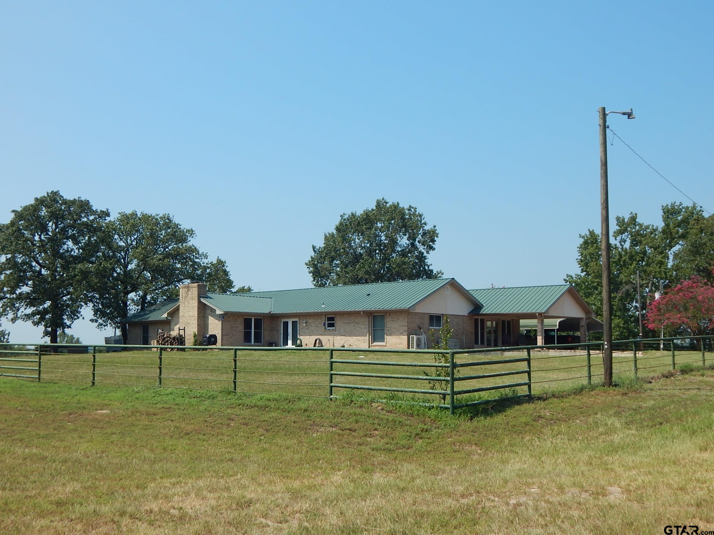 a view of a house in a park