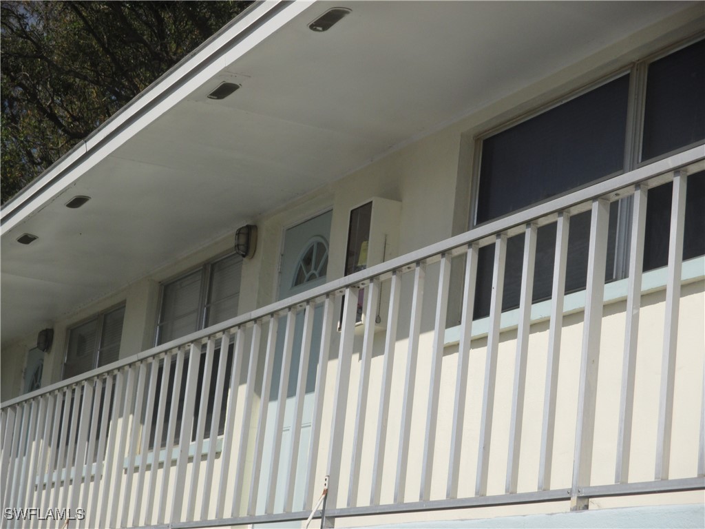 a view of balcony