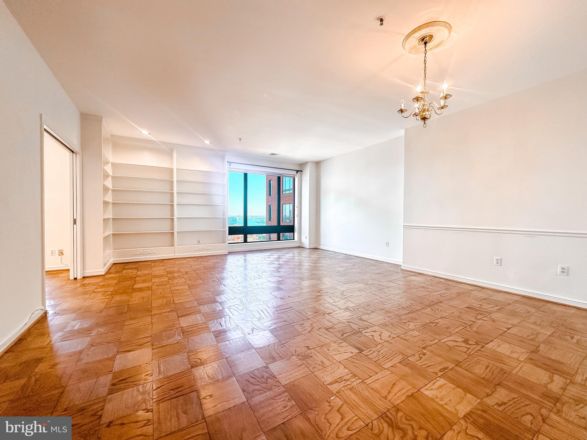 a view of a livingroom with a staircase