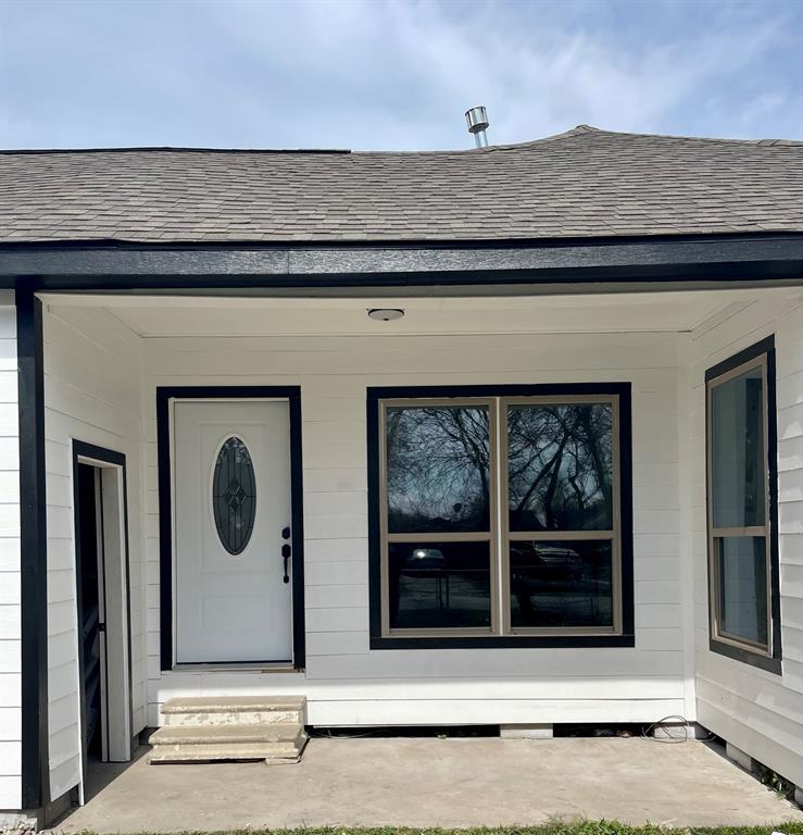 a view of front door