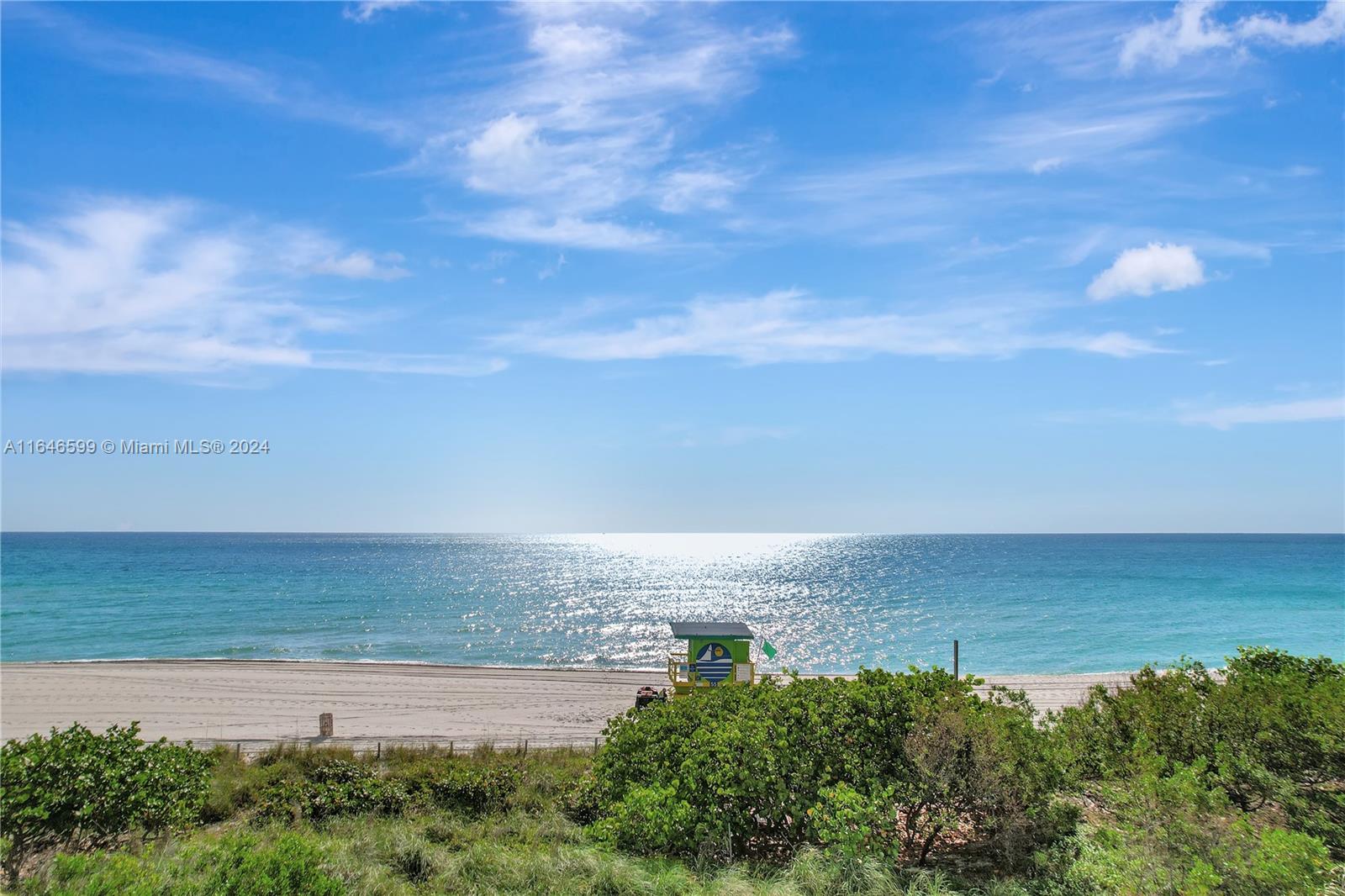 a view of an ocean