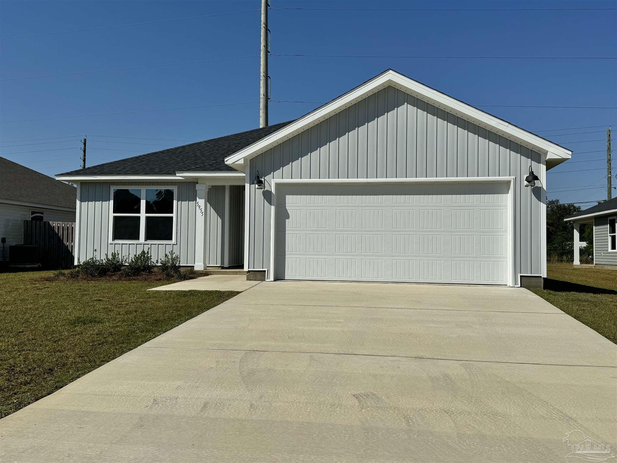 a front view of house with yard