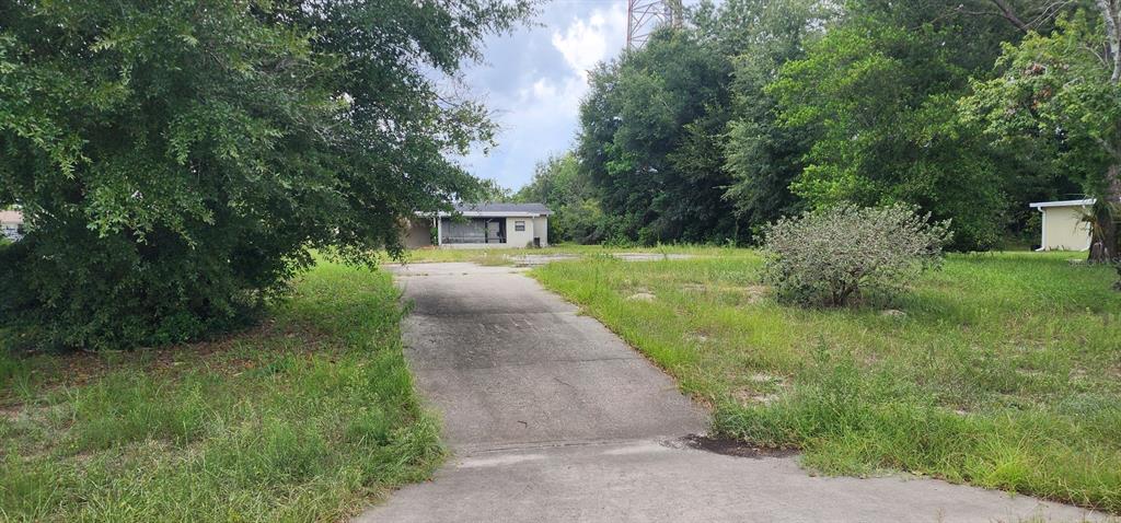 a view of a back yard