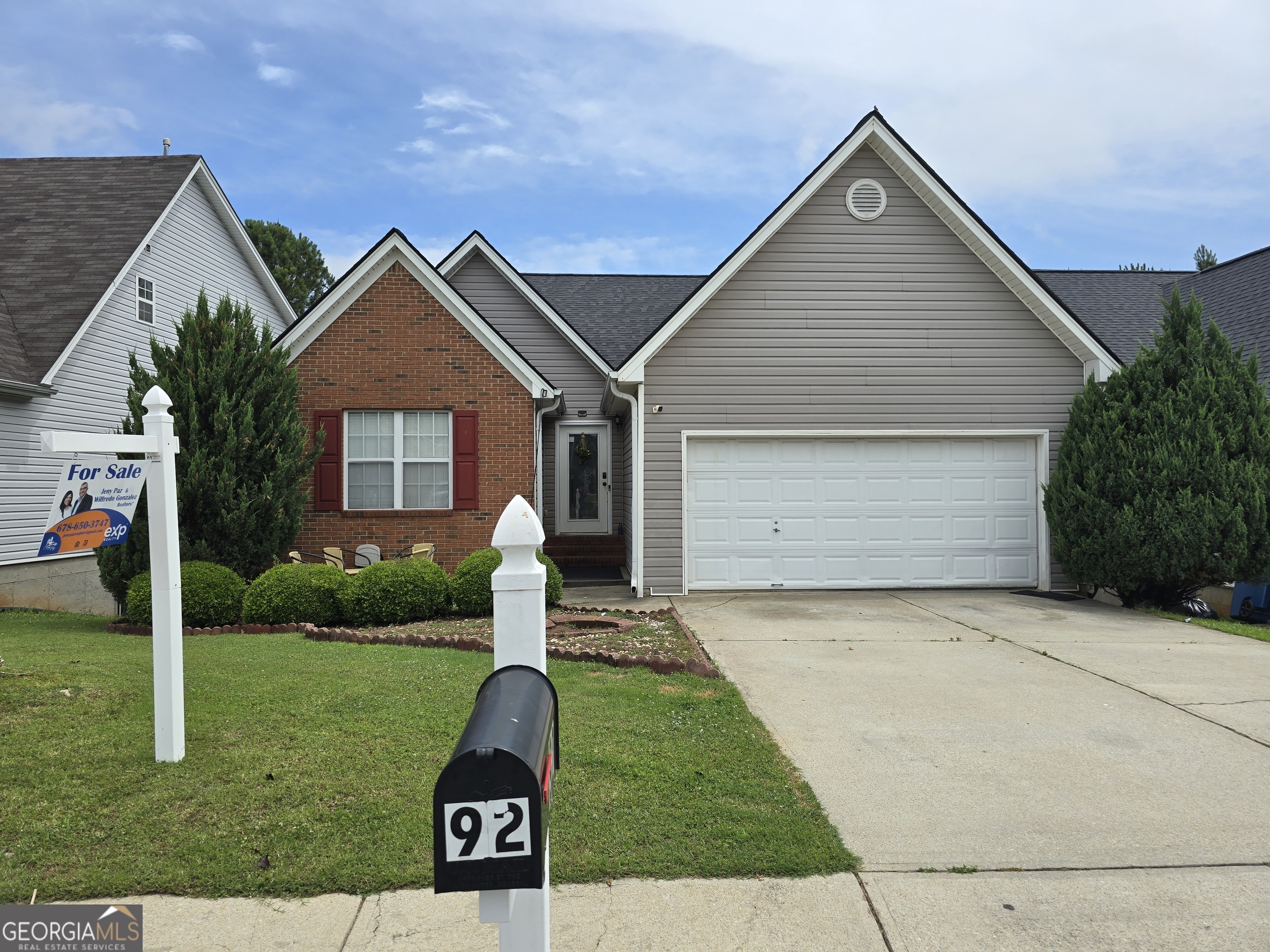 front view of house with a yard