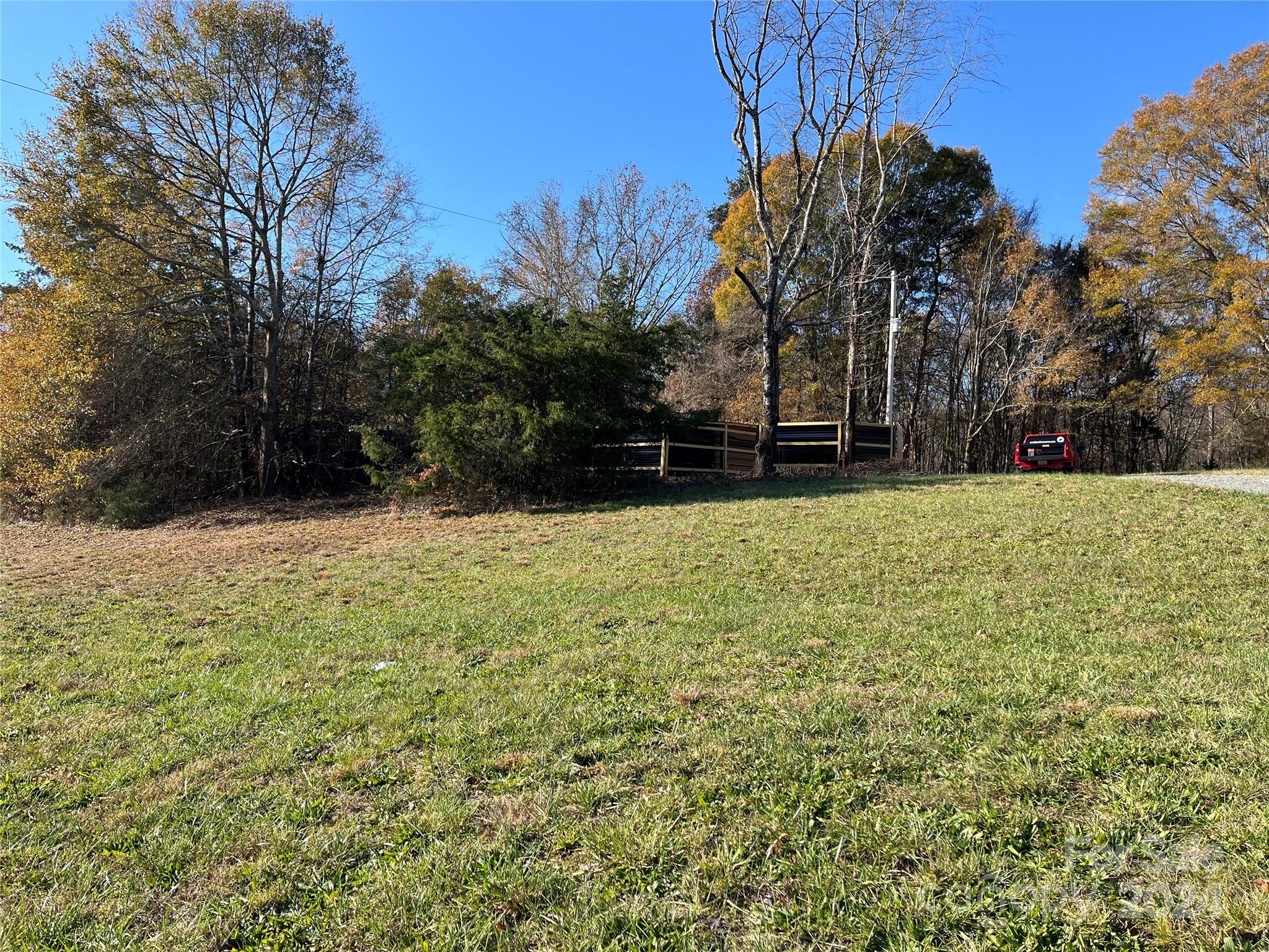 a view of outdoor space with trees