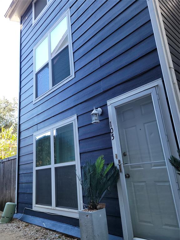 a view of front door of house