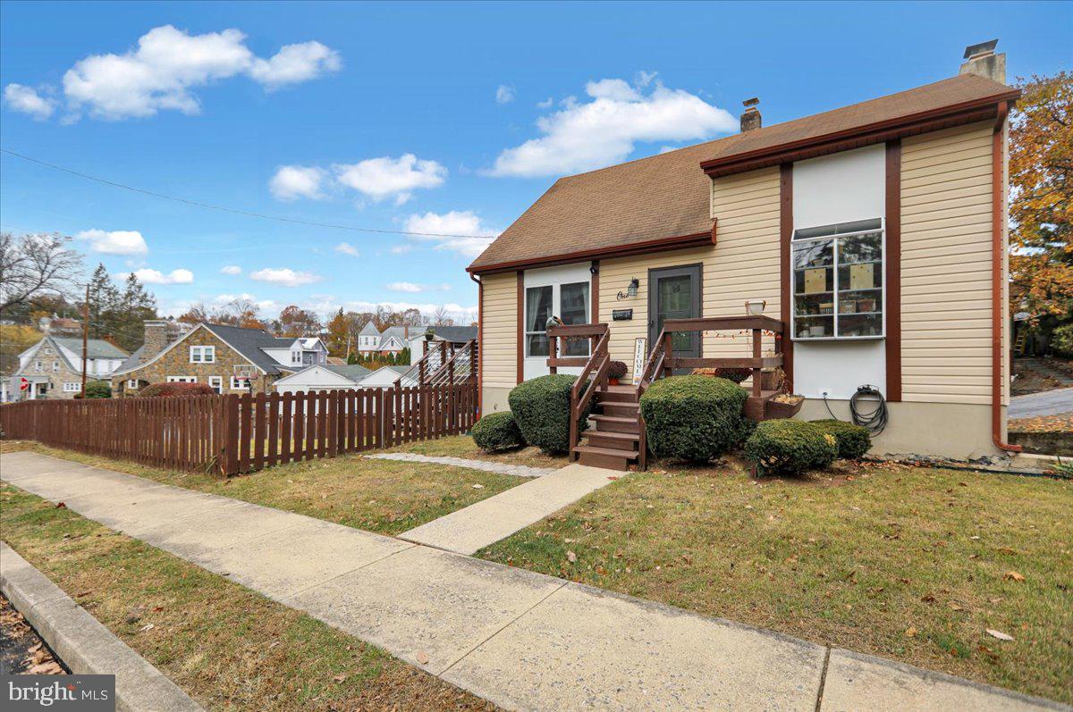 a view of a house with a patio