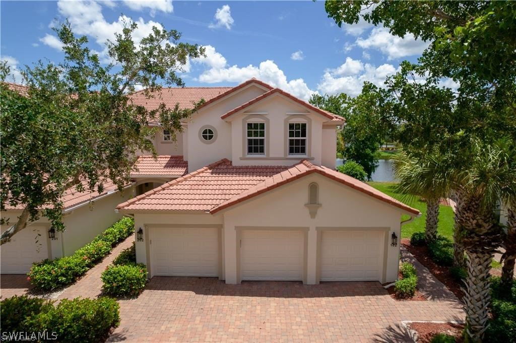 a house view with a outdoor space