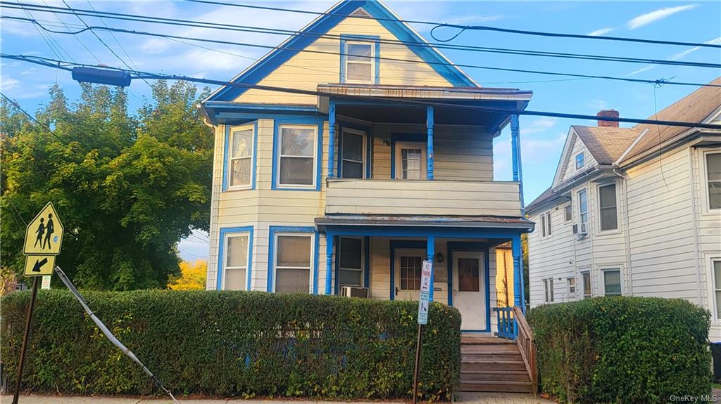 View of front of house with a porch