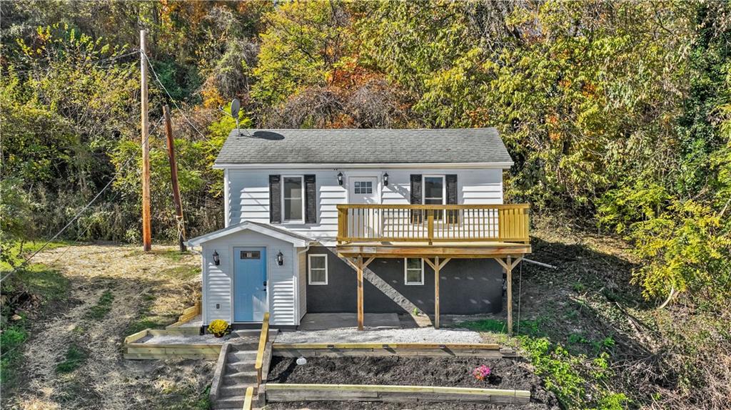 front view of house with a yard