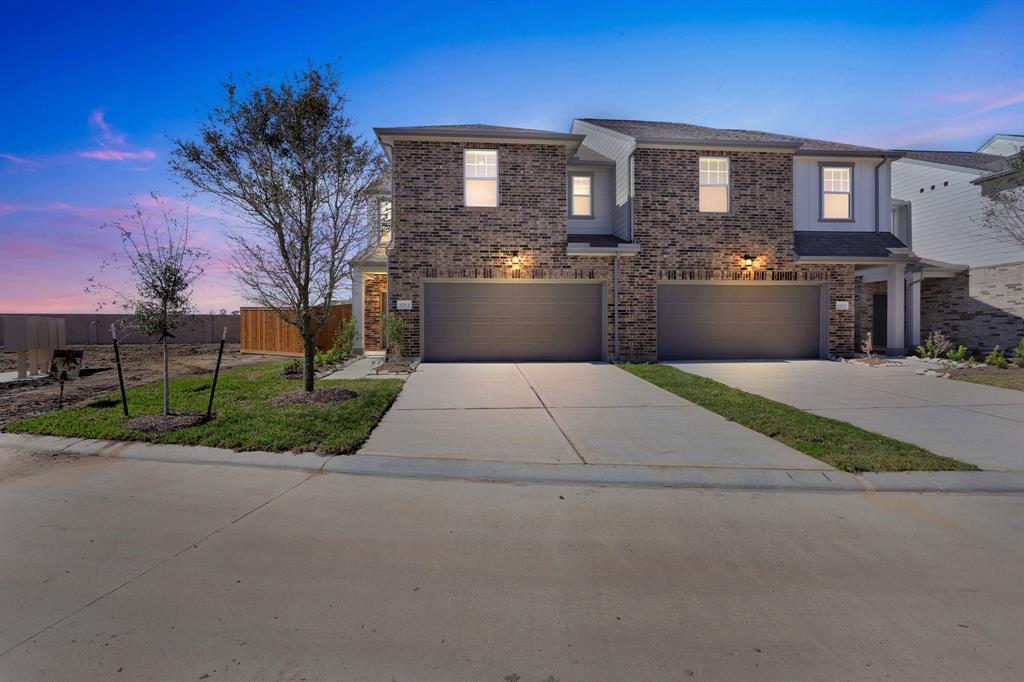 a house view with a outdoor space