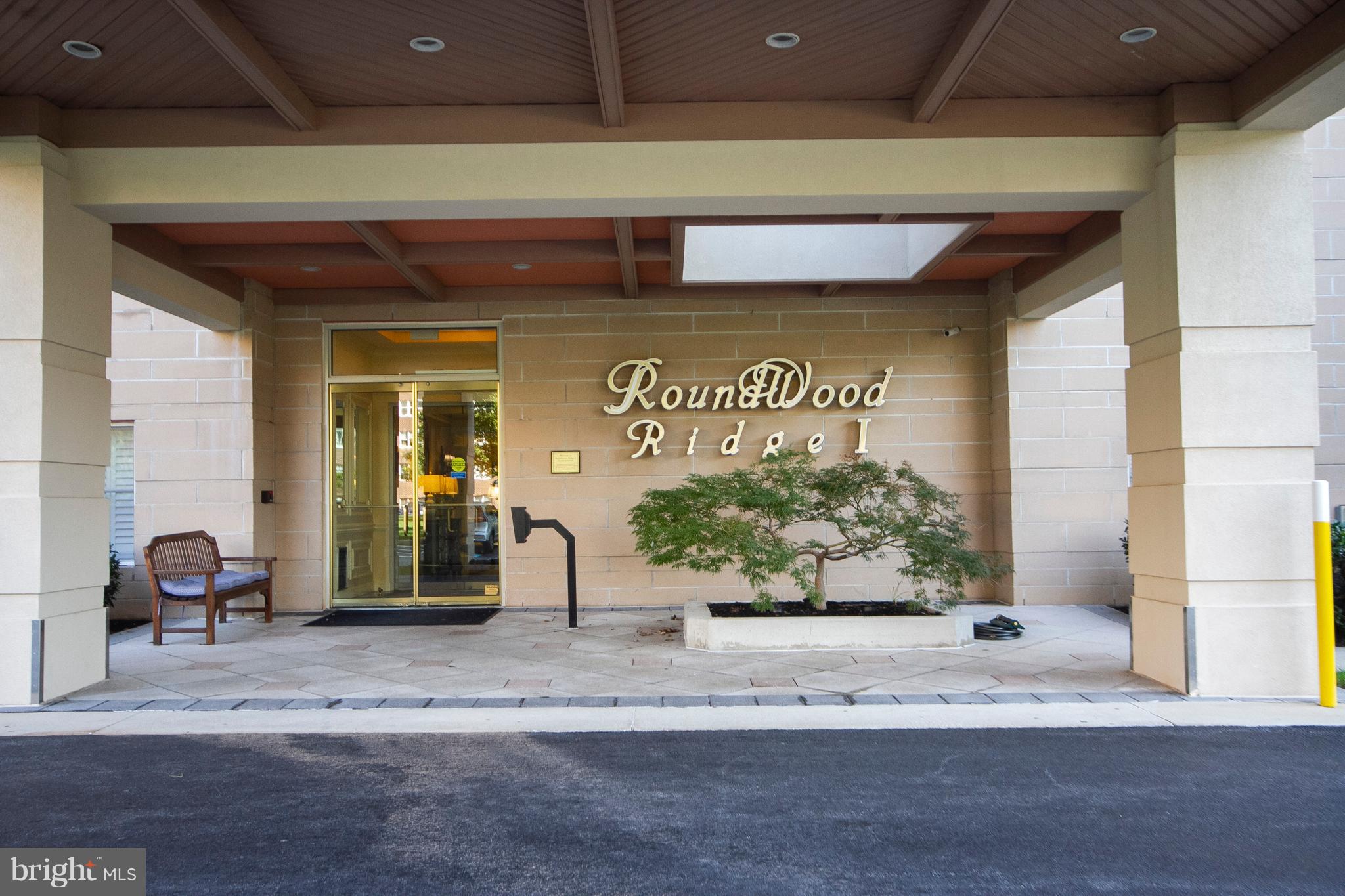 a view of a entryway door of the building