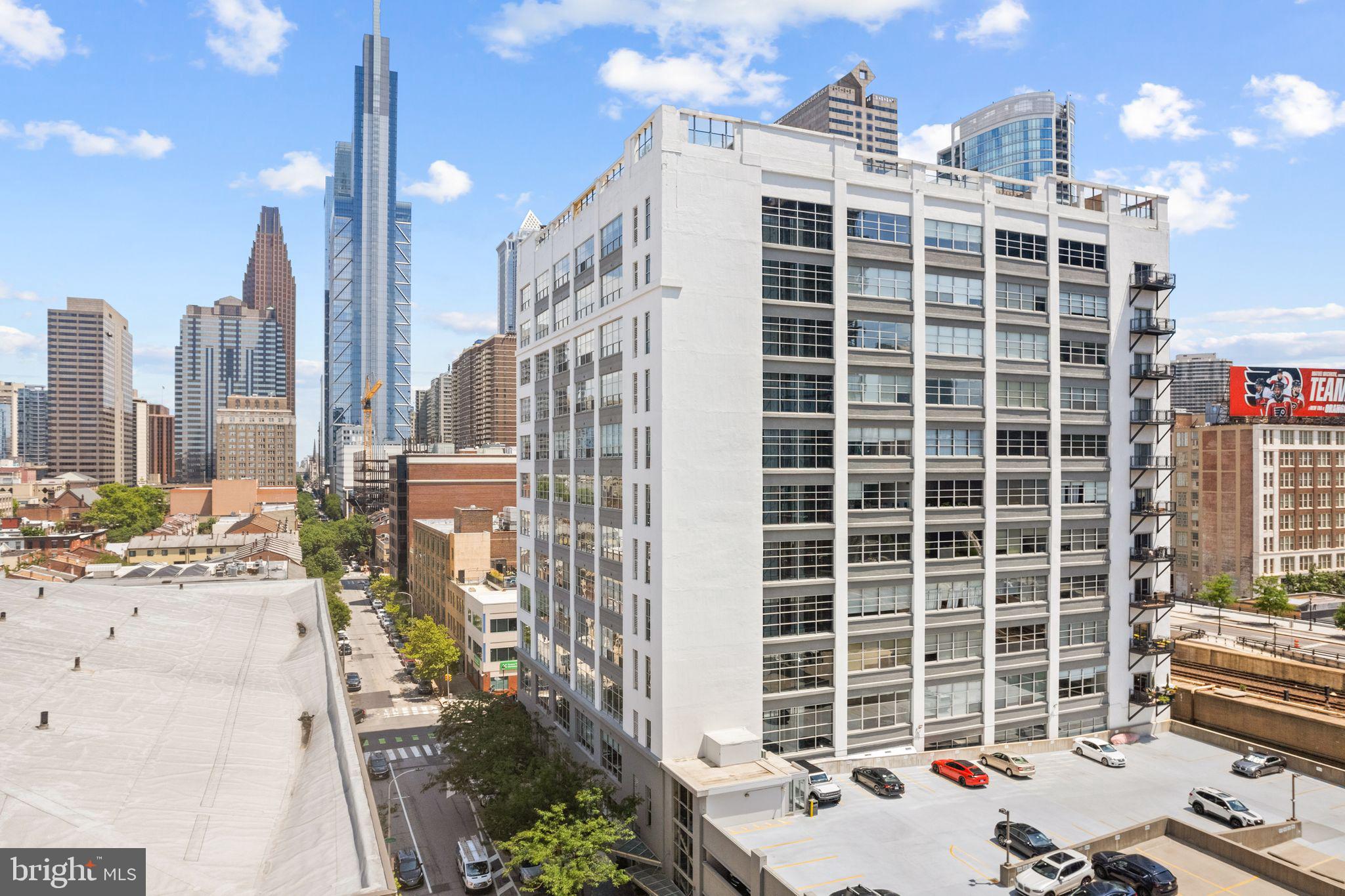 a view of a building with city view