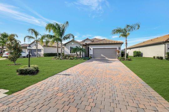 View of front facade with a 2 car garage