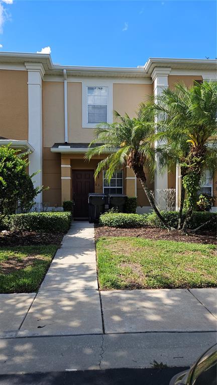 Front of townhome