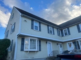 a front view of a house with balcony