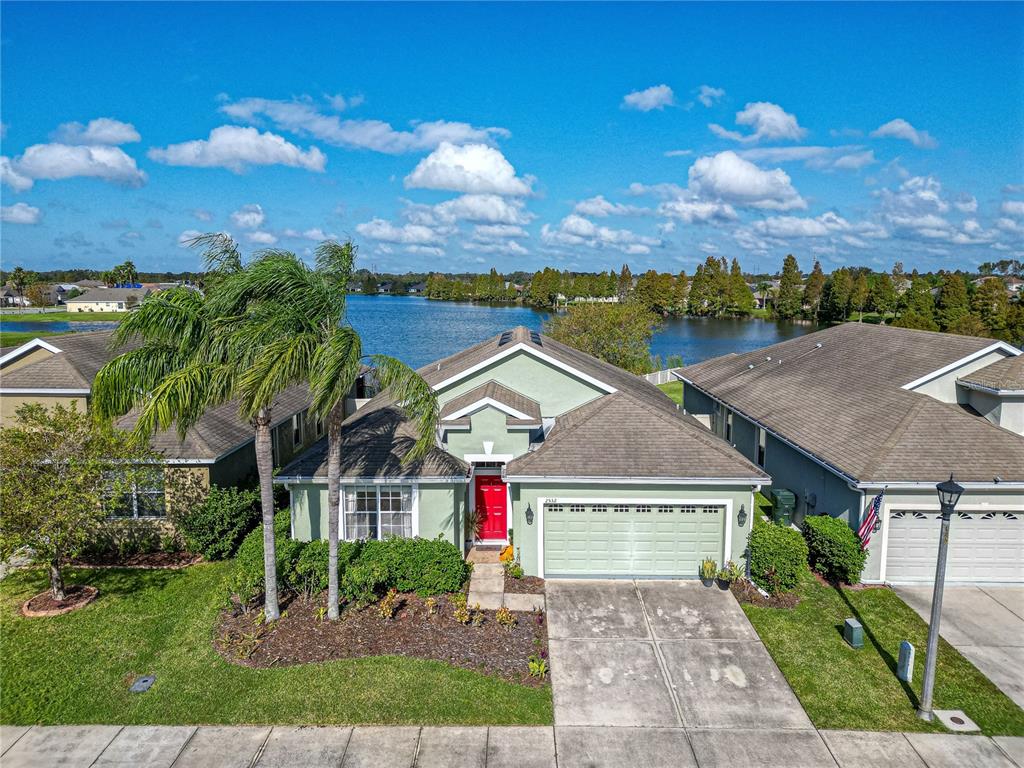 front view of house with a yard