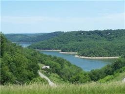 a view of a lush green space with sea