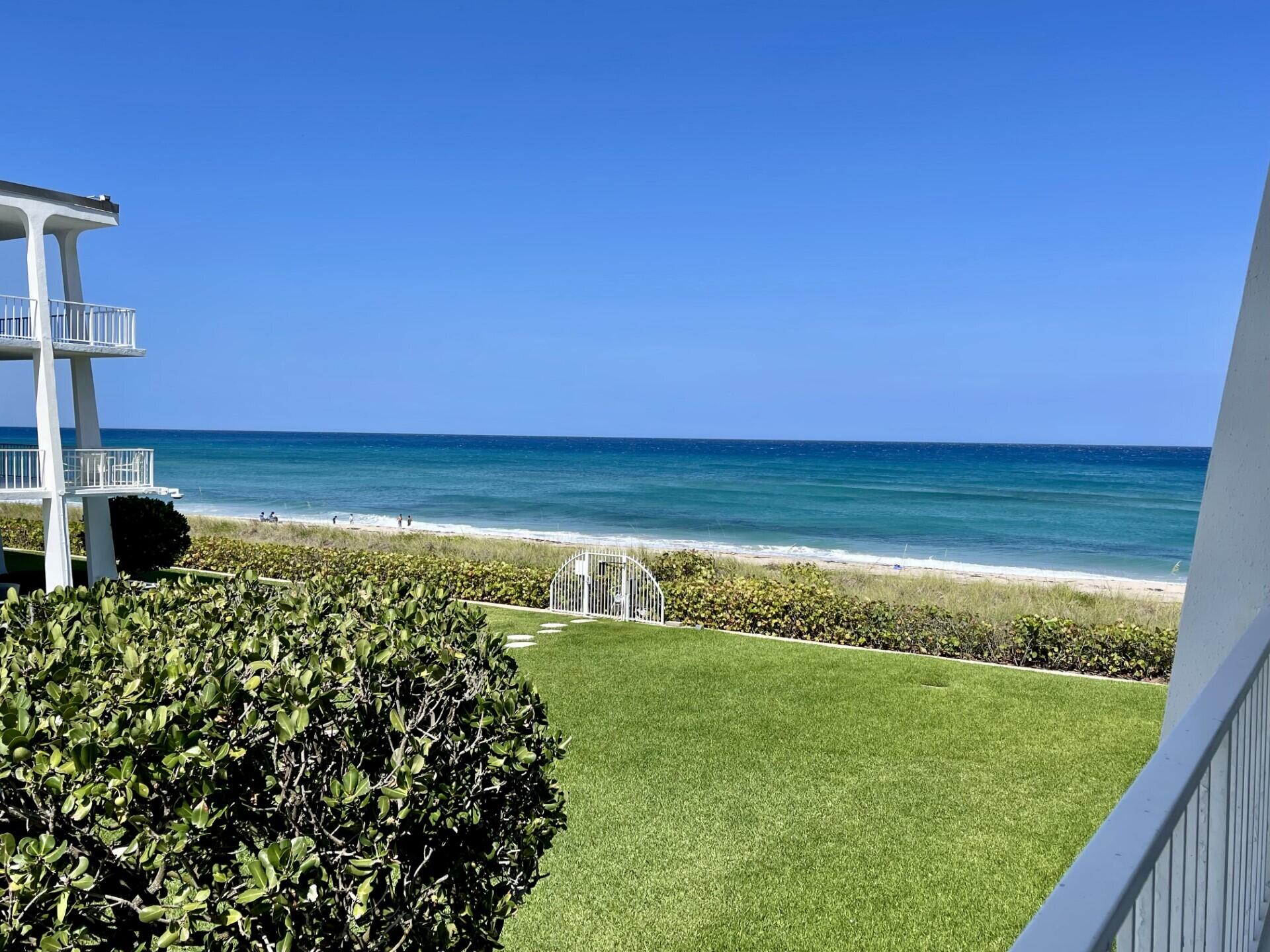 a view of an ocean from a balcony