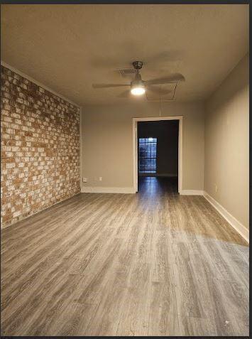 wooden floor in an empty room