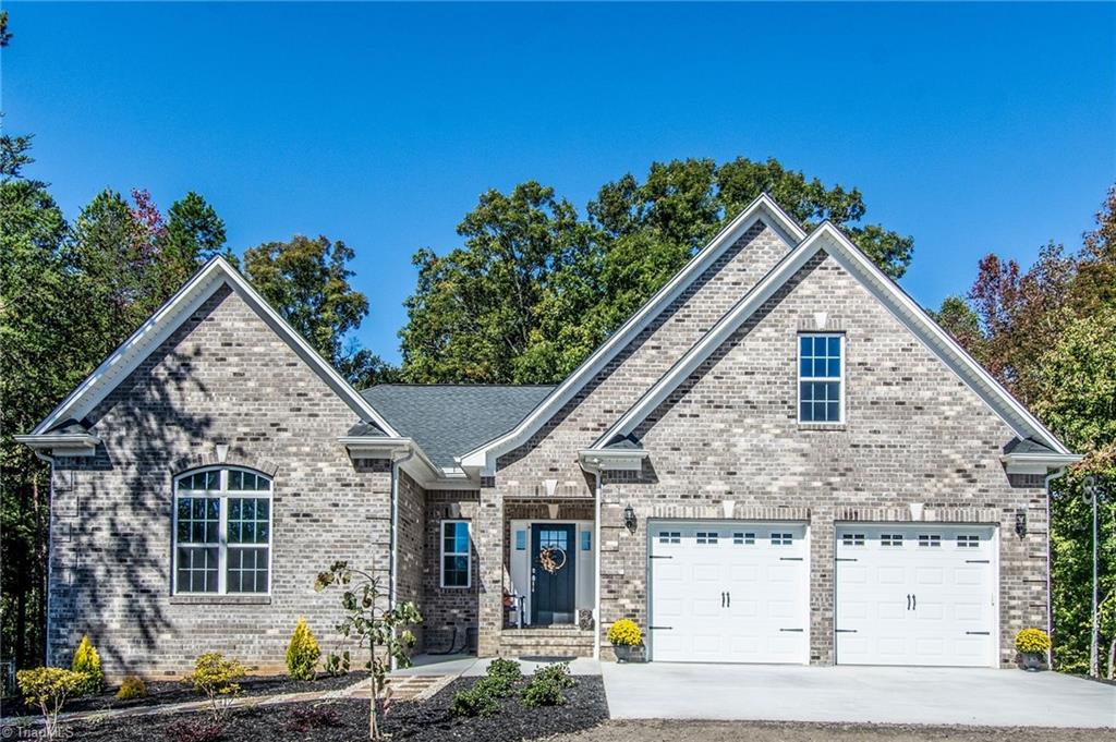 custom built brick home