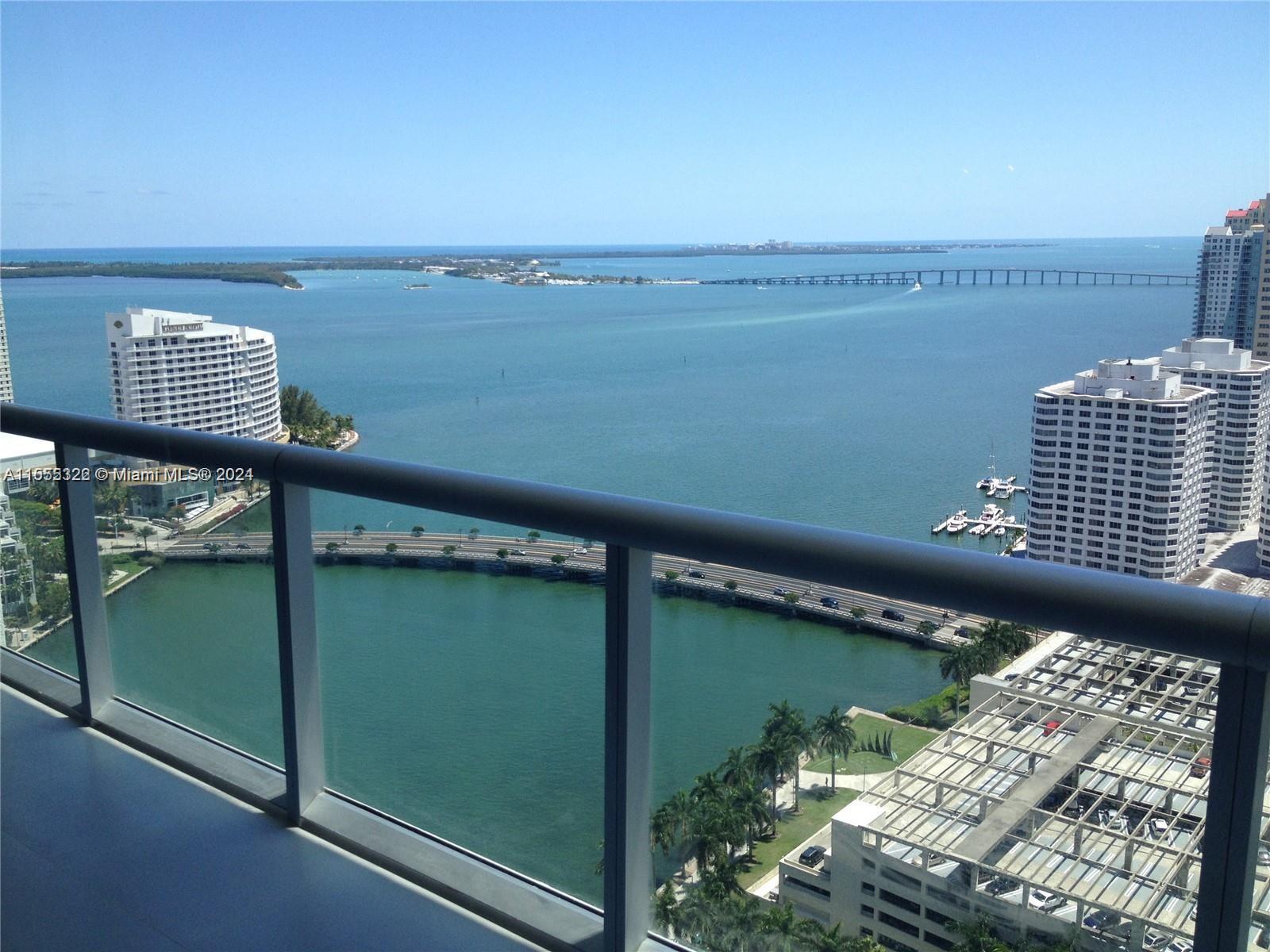 a view of lake from balcony