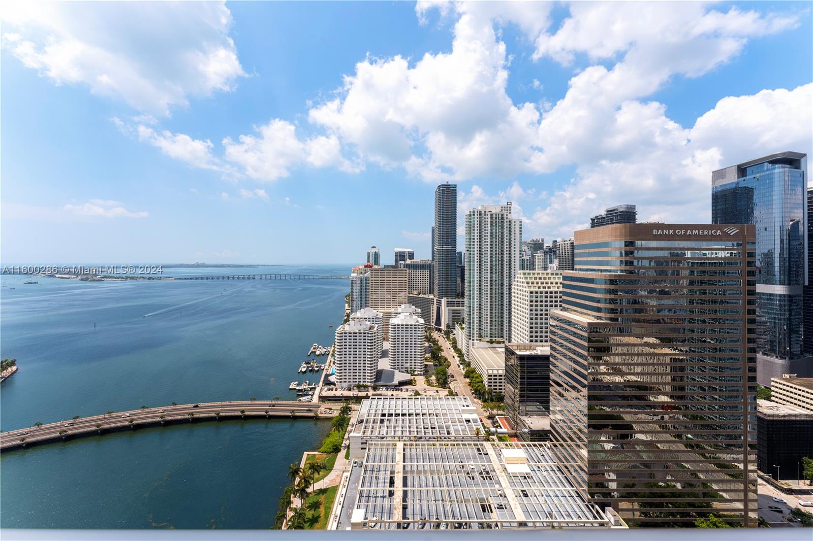 a view of a city with tall buildings