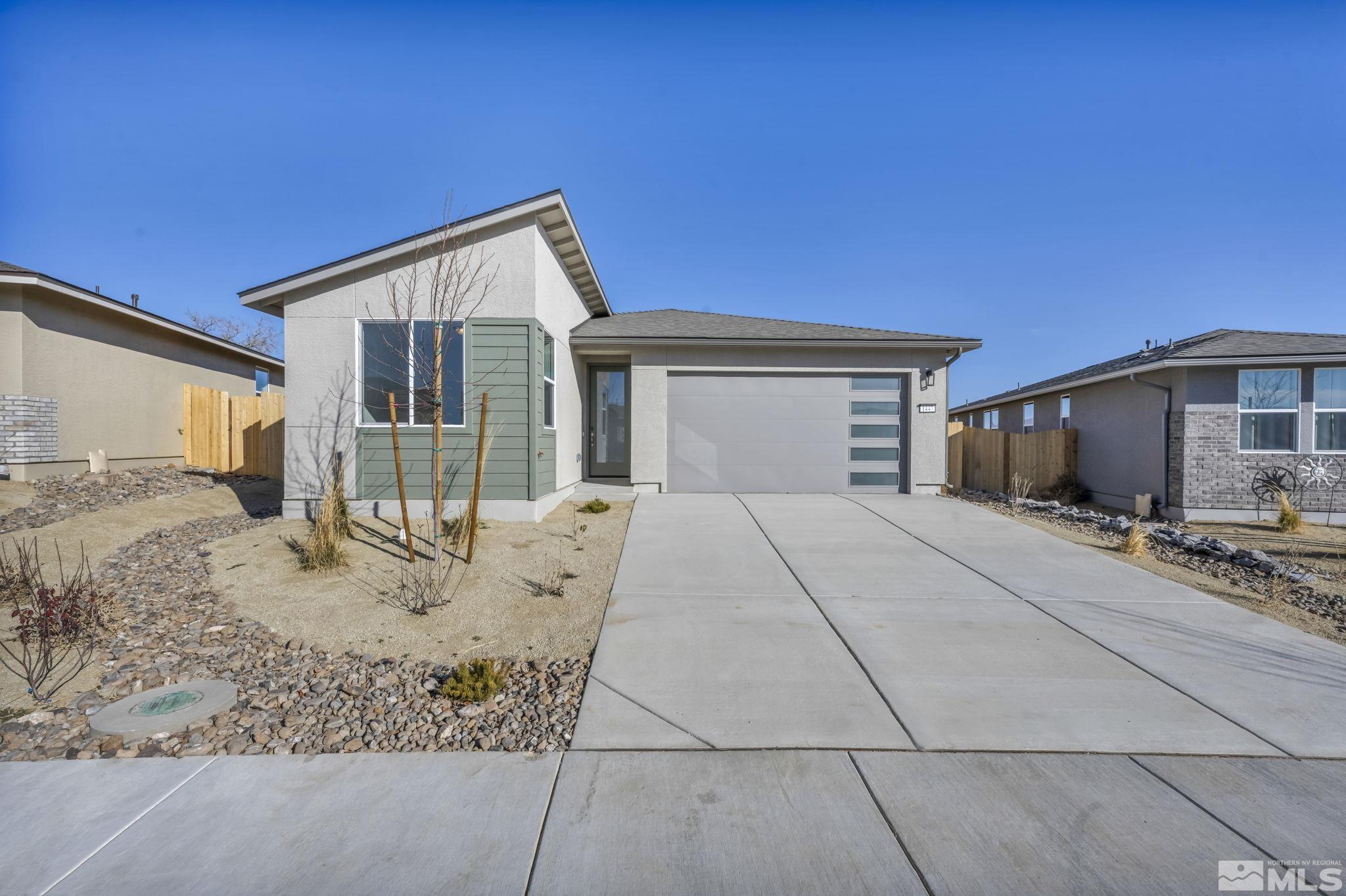 a view of a house with a patio