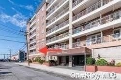 a view of a building with a street