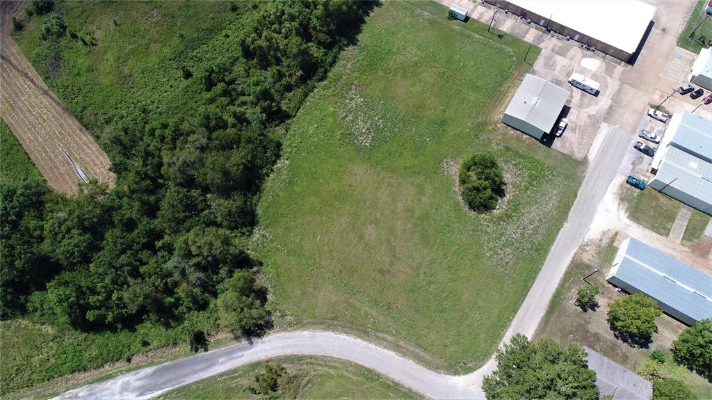 an aerial view of a house having outdoor space