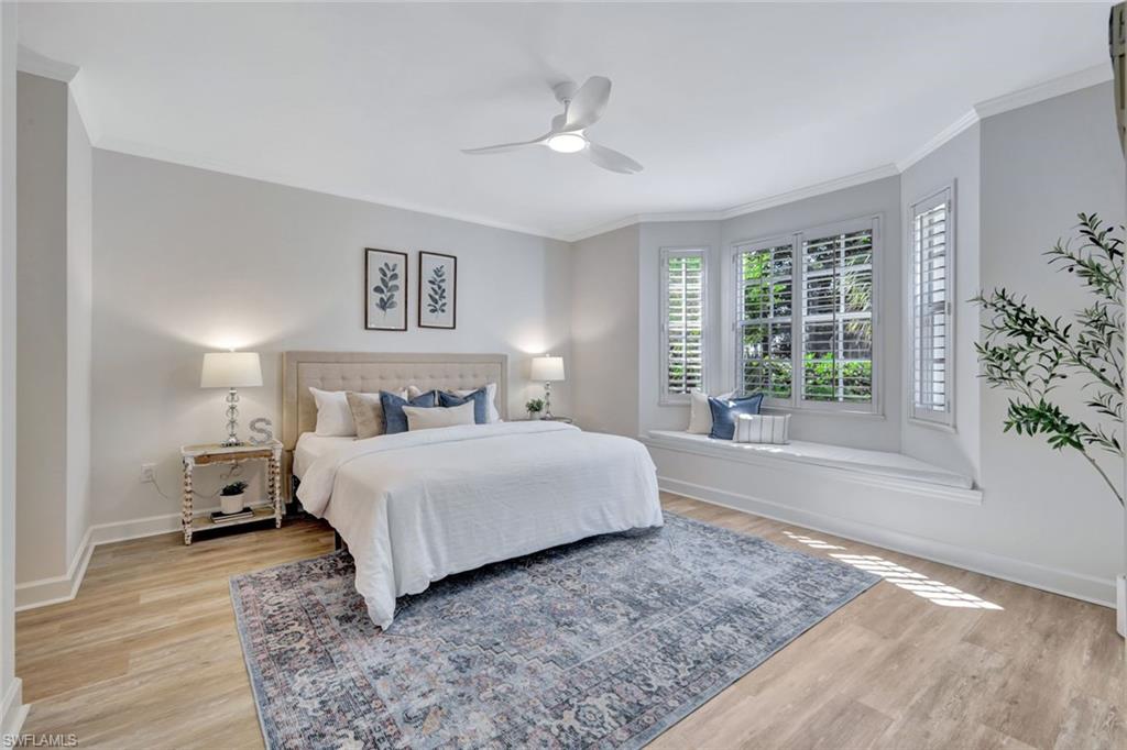 Master Bedroom with nice bay window to read